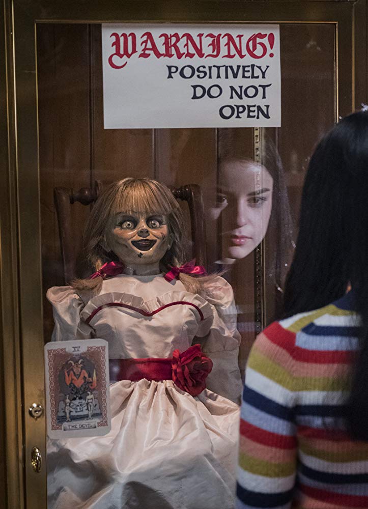 Daniela Rios and Annabelle from Annabelle Comes Home