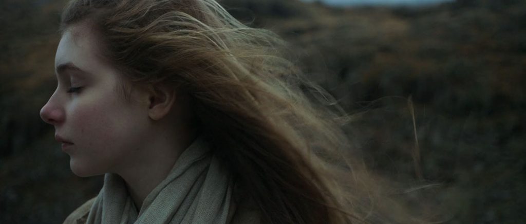 Gwen from the period horror movie Gwen (2018)