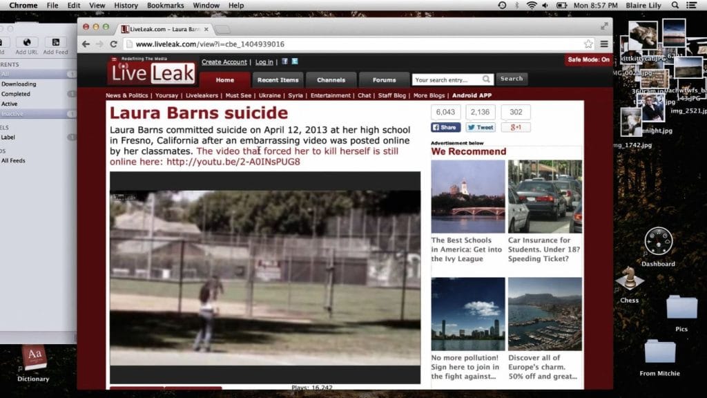 Unfriended Horror Movie Review