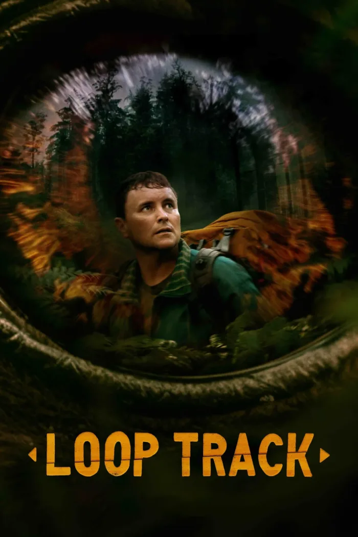 The cover from New Zealand horror thriller Loop Track from 2023.