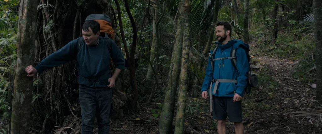 A screenshot from horror thriller movie Loop Track (2023)