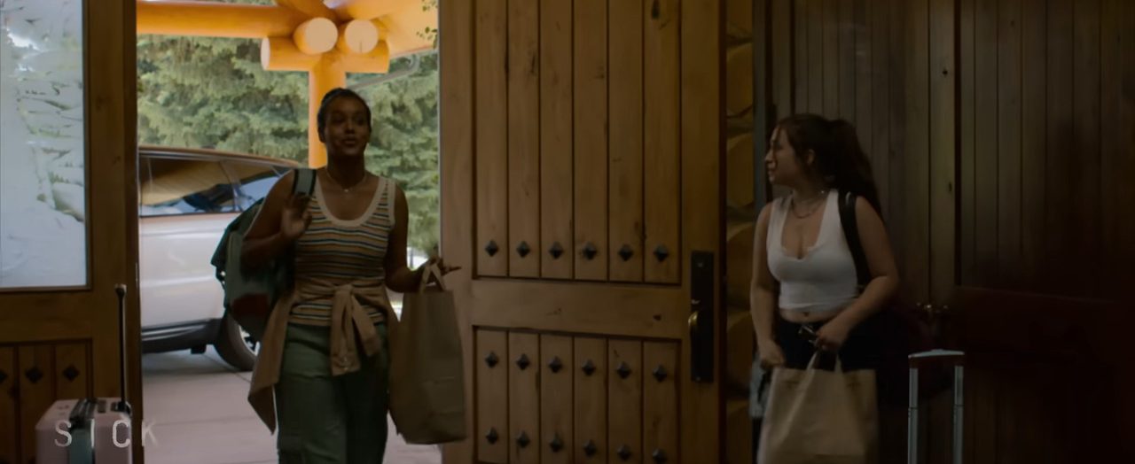 A screenshot from the horror movie Sick (2022)
