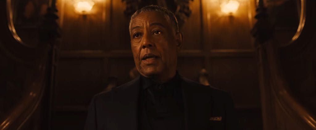 Screenshot from vampire horror movie Abigail (2024)