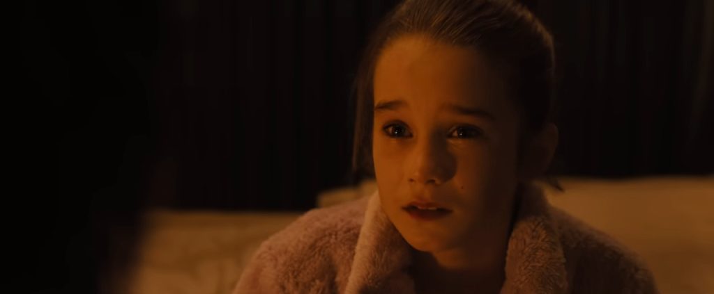 Screenshot from vampire horror movie Abigail (2024)