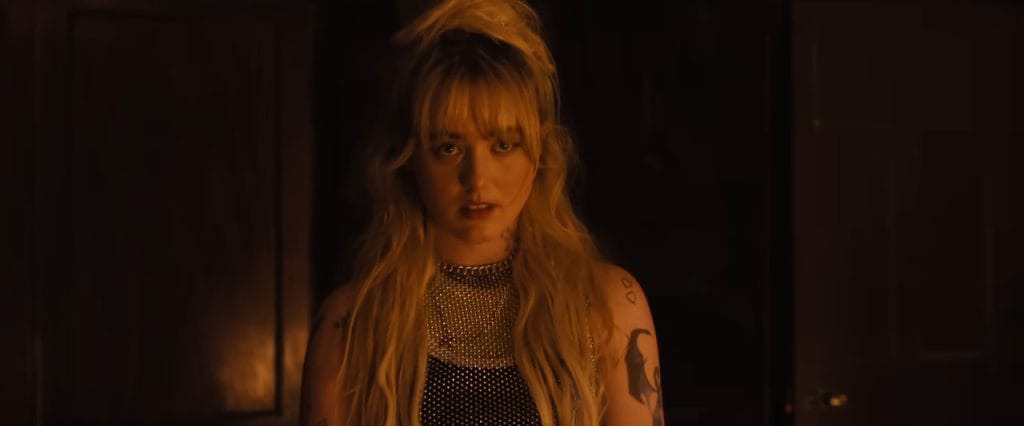 Screenshot from vampire horror movie Abigail (2024)