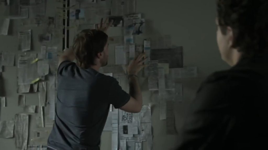 A screenshot from found footage horror mockumentary The Conspiracy (2012)