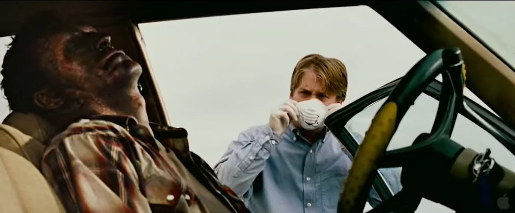 Screenshot from horror movie Carriers