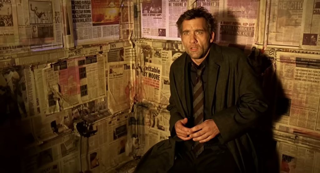 Screenshot from horror movie Children of Men