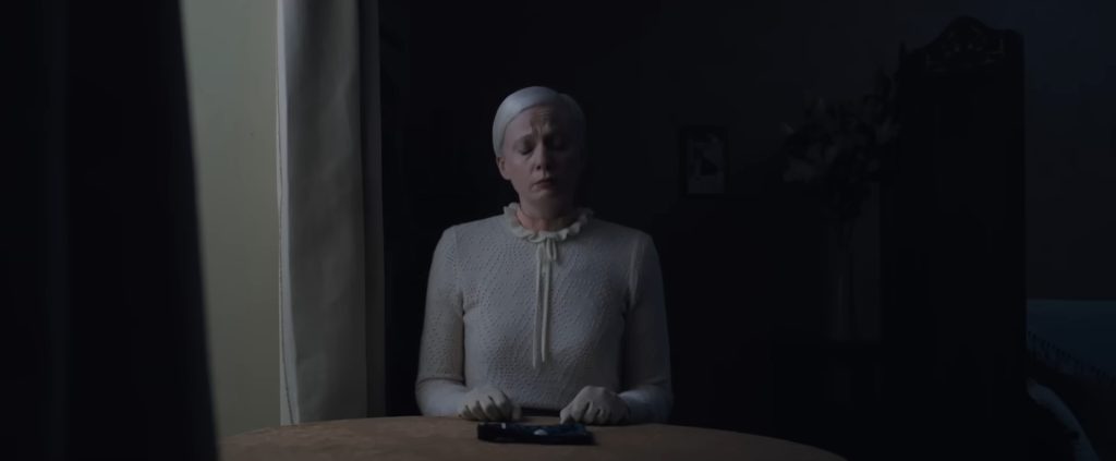 Screenshot from Shudder horror movie Oddity (2024)