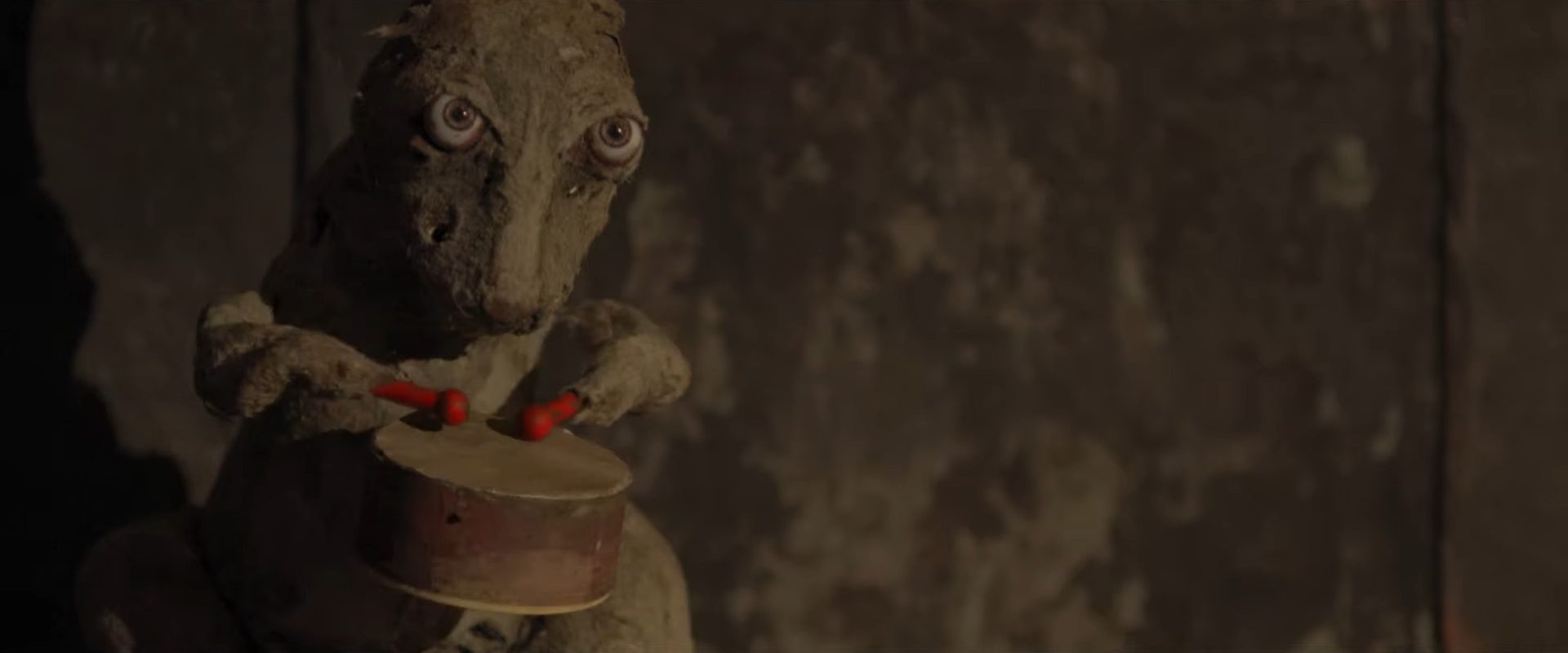 Screenshot from Irish horror movie Caveat (2020)