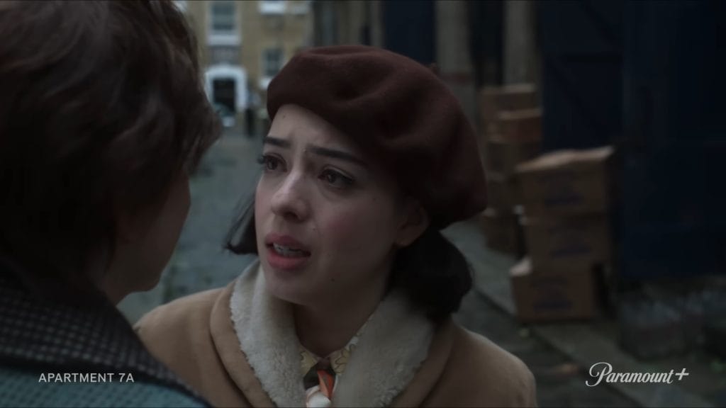 Screenshot from horror movie Apartment 7A (2024)