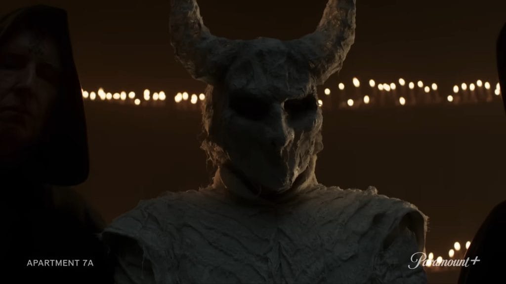 Screenshot from horror movie Apartment 7A (2024)