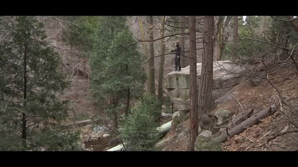 A screenshot from found footage horror movie Creep (2014)