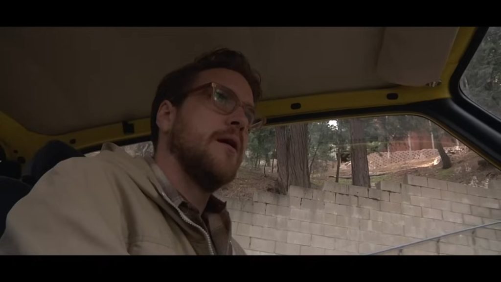 A screenshot from found footage horror movie Creep (2014)