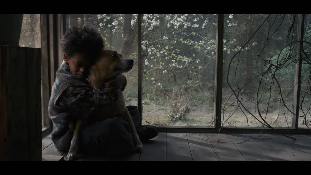 Screenshot from suspense horror movie Never Let Go (2024)