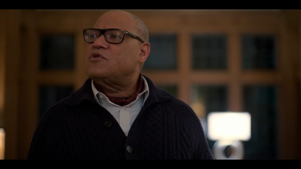 A screenshot from thriller movie Cellar Door (2024)