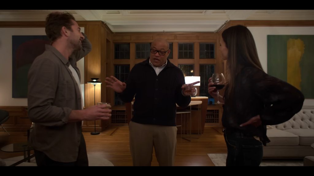 A screenshot from thriller movie Cellar Door (2024)