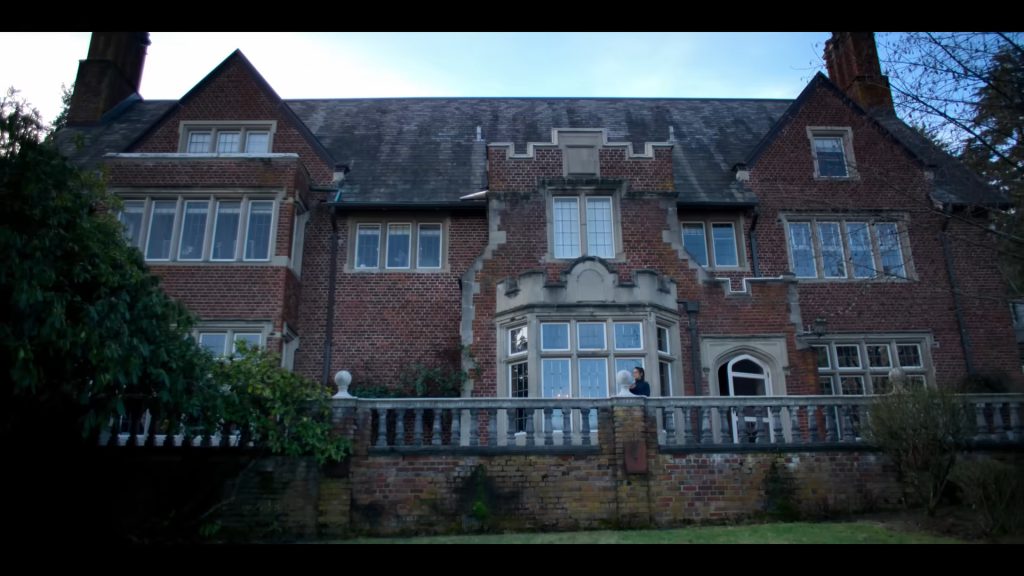 A screenshot from thriller movie Cellar Door (2024)