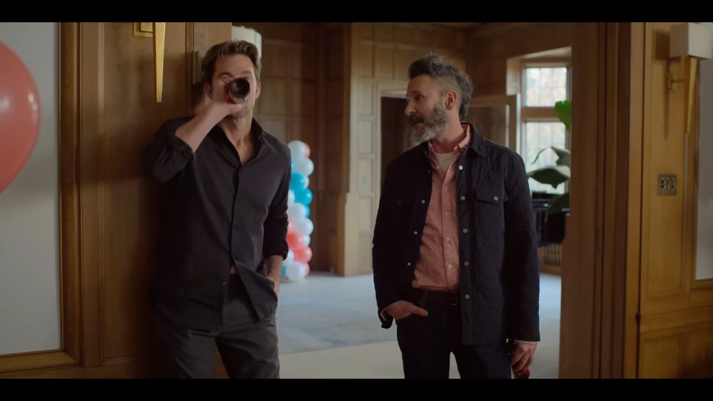 A screenshot from thriller movie Cellar Door (2024)