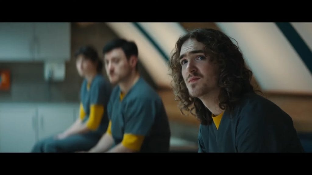 A screenshot from Irish horror thriller Double Blind (2024)