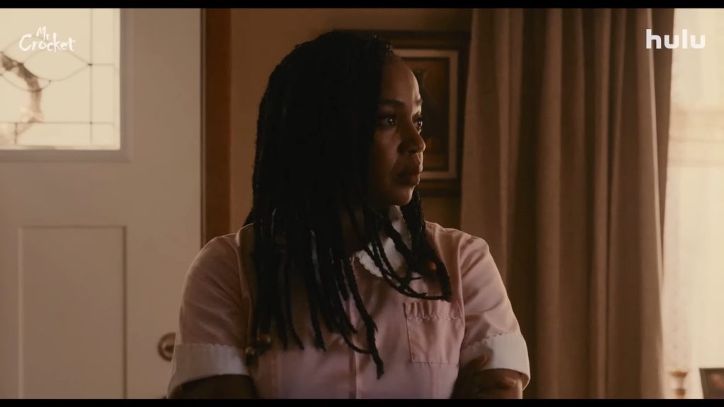 A screenshot from horror movie Mr Crocket (2024)