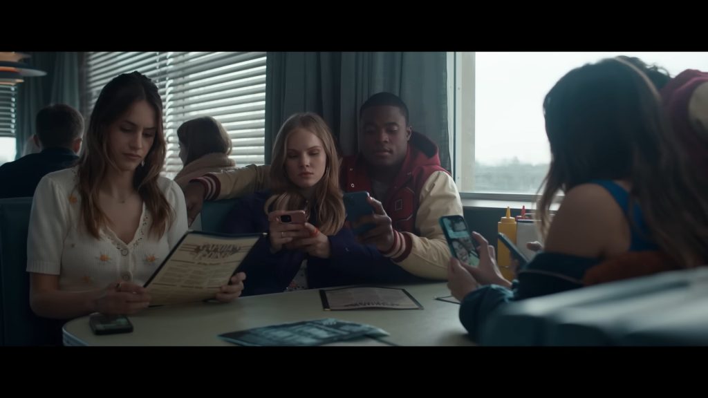 A screenshot from Eli Roth's horror slasher Thanksgiving (2023)