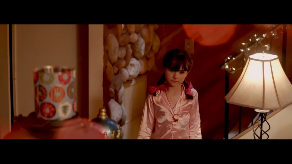 A screenshot from horror parody The Mean One (2022)