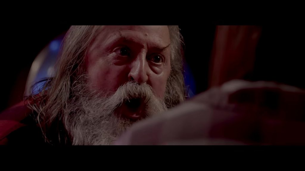 A screenshot from horror parody The Mean One (2022)