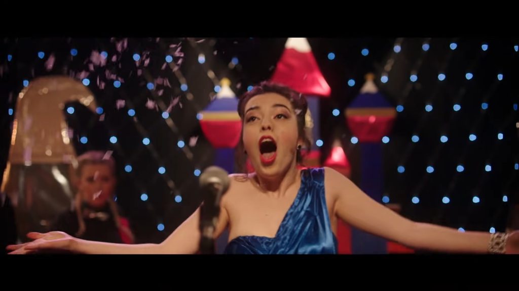 A screenshot from Christmas Zombie movie Anna and the Apocalypse (2017)