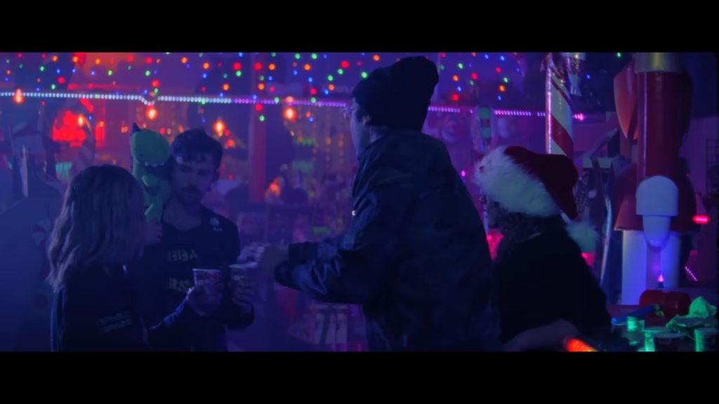 A screenshot from slasher movie Christmas Bloody Christmas (2022)