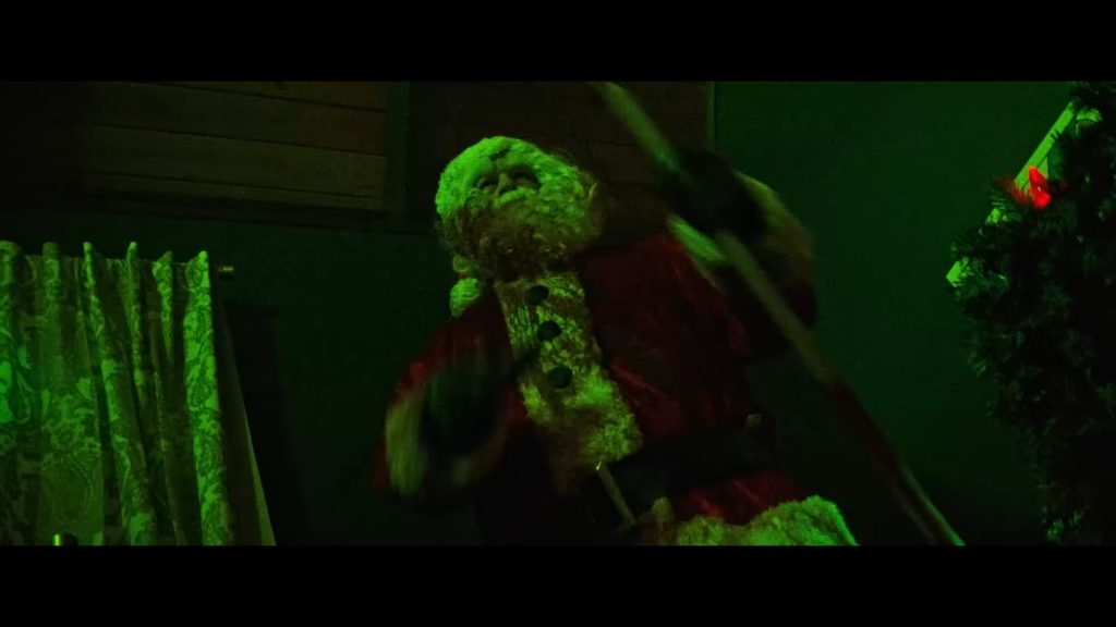 A screenshot from slasher movie Christmas Bloody Christmas (2022)