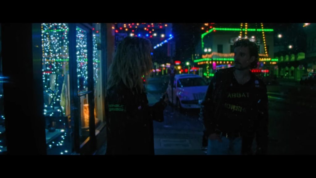A screenshot from slasher movie Christmas Bloody Christmas (2022)
