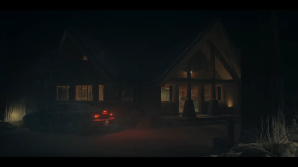 A screenshot from thriller movie No Exit (2022)