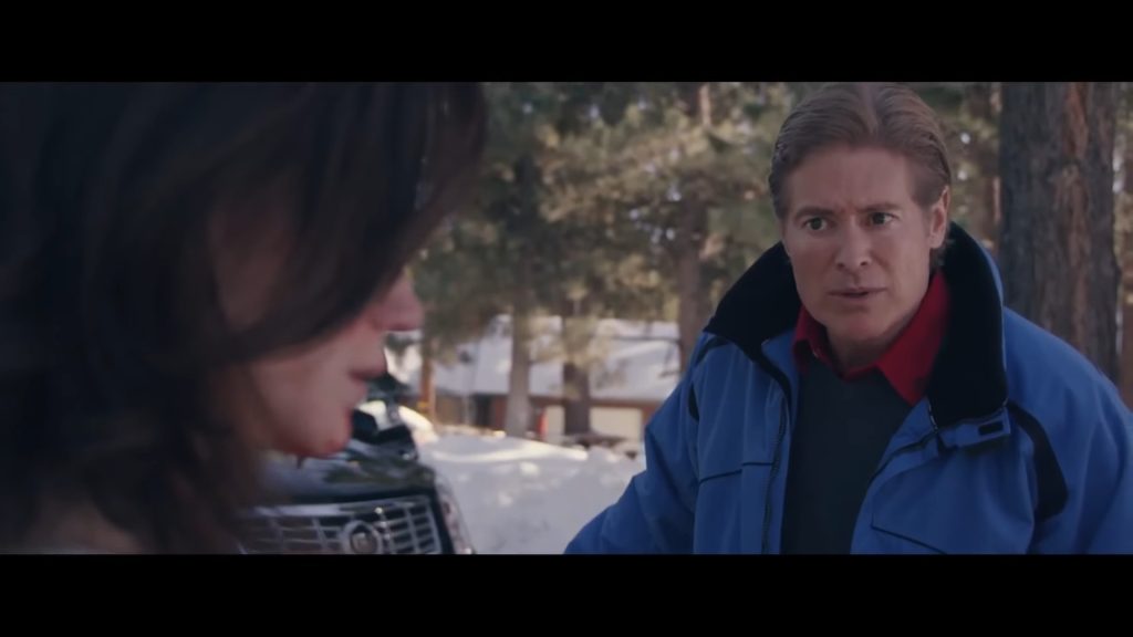 A screenshot from Christmas horror movie Secret Santa (2018)