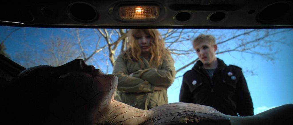 A screenshot from Christmas horror movie The Melancholy Fantastic (2011)