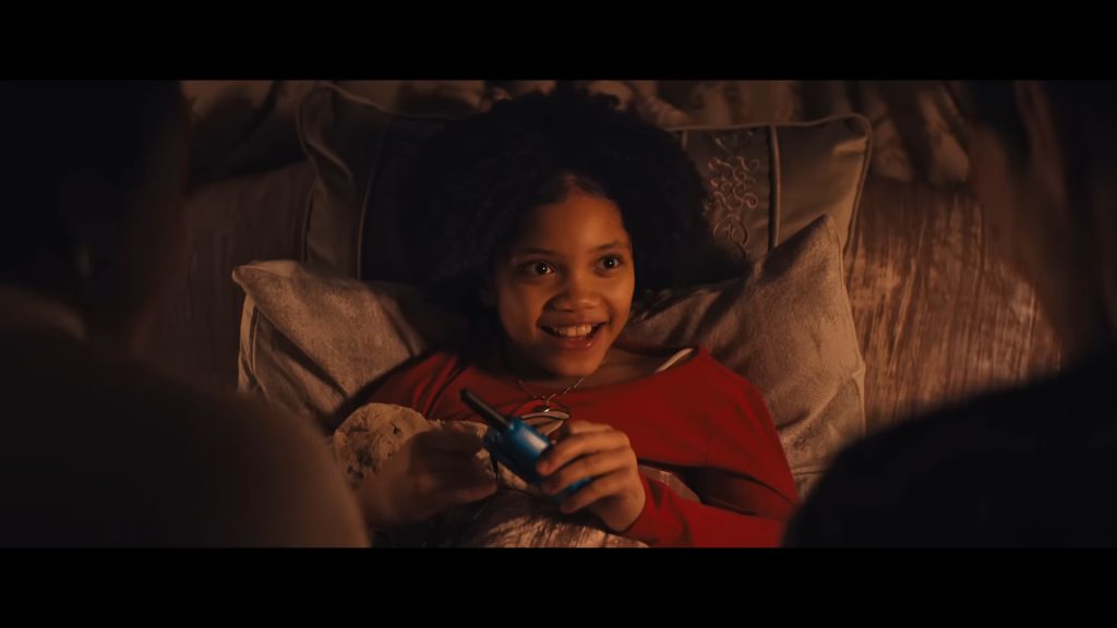 A screenshot from Christmas Action Thriller Violent Night (2022)