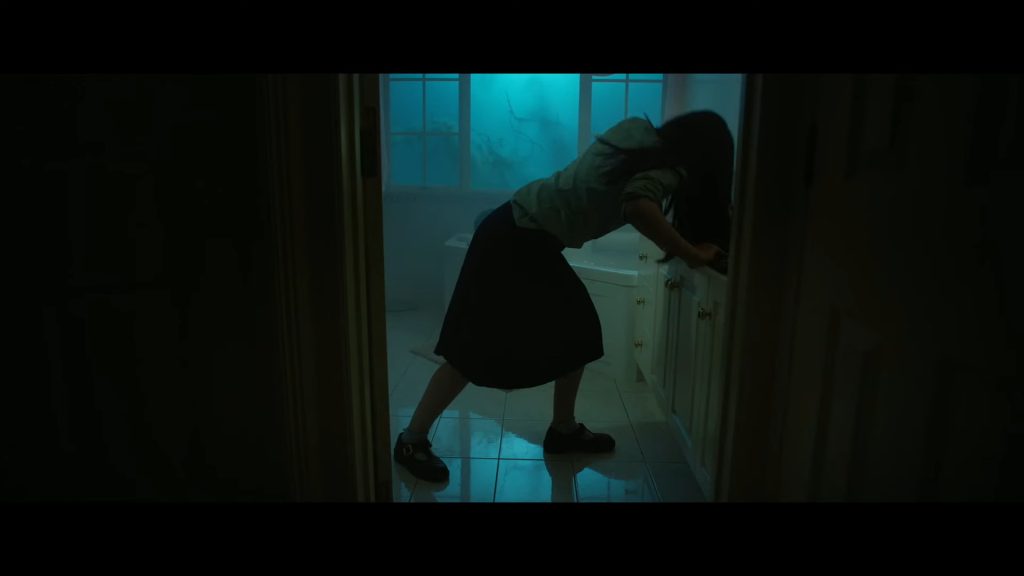 A screenshot from Shudder body horror movie Grafted (2024)
