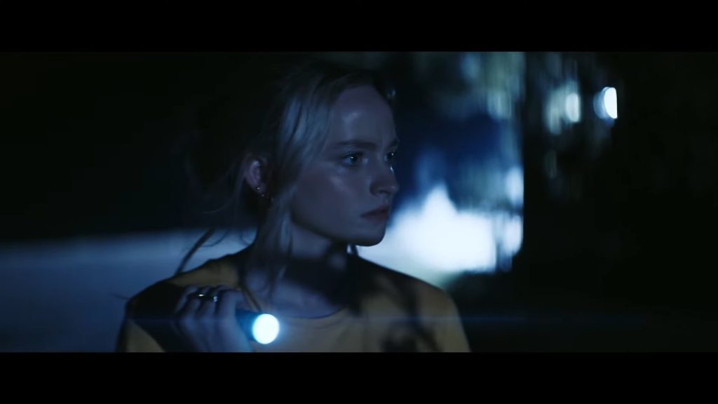A screenshot from horror whodunit Bone Face (2025)