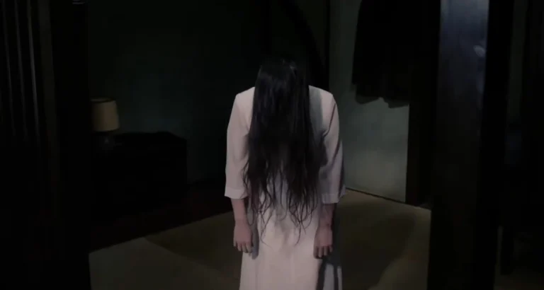 A screenshot from Japanese Horror Movie Ringu.