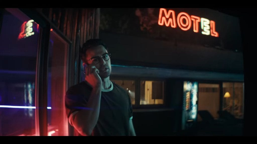 A screenshot from comedy horror movie The Monkey (2025)