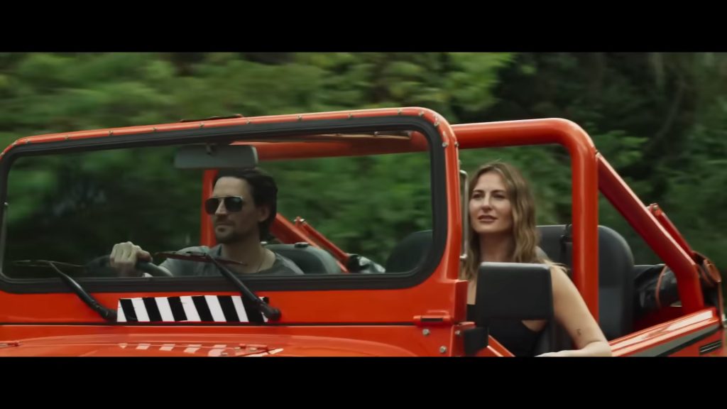 A screenshot from terrible shark movie Into The Deep (2025)