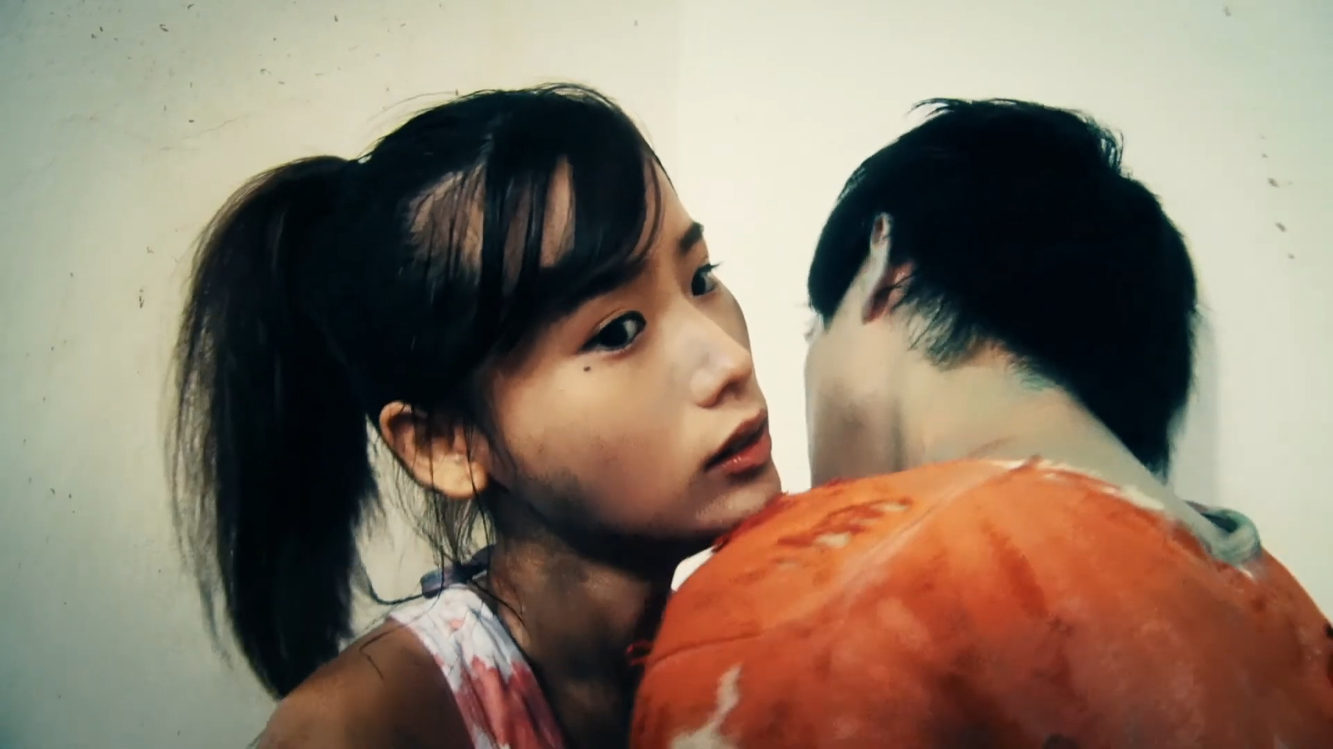 A screenshot from Japanese Zombie Horror movie One Cut of the Dead (2017)