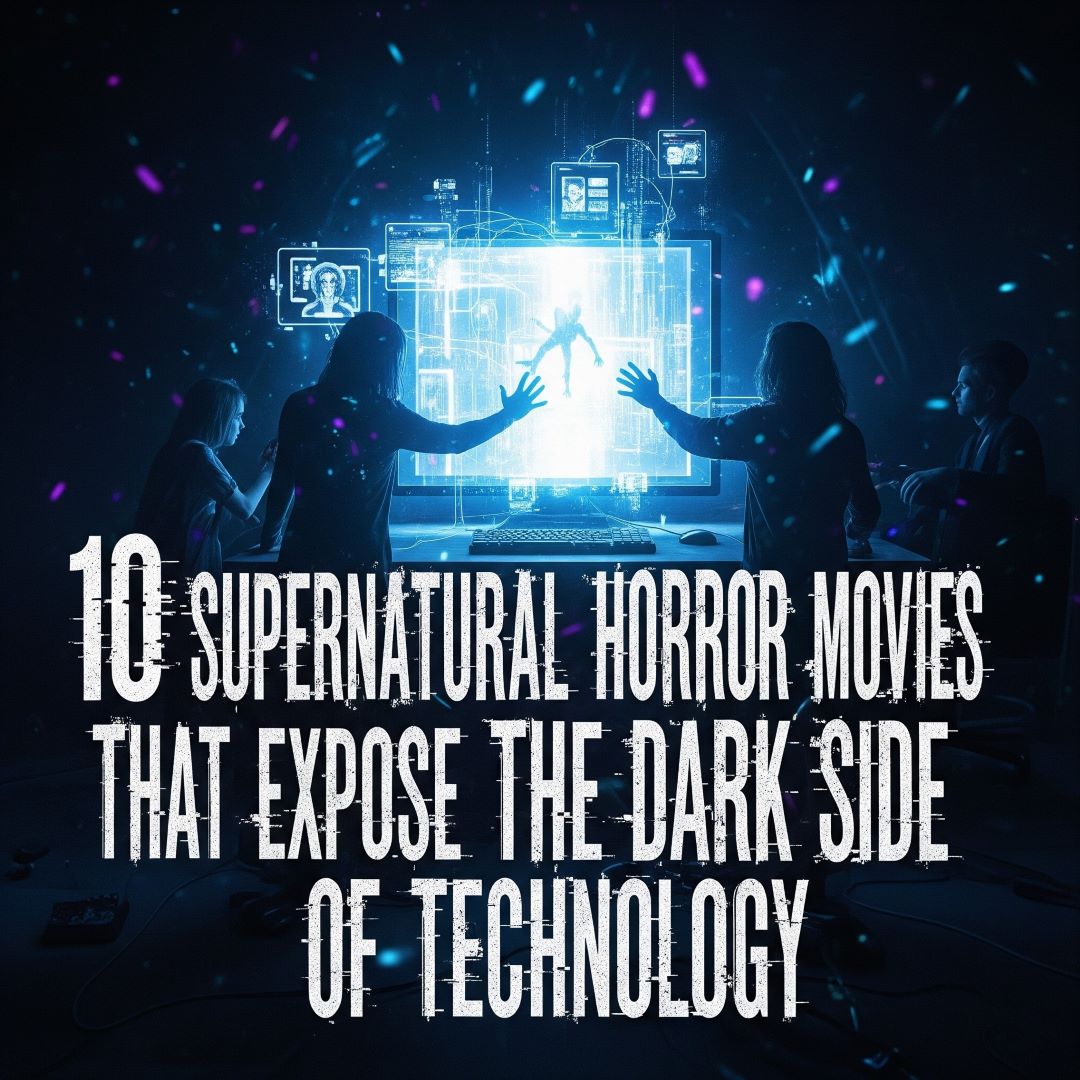 In our first horror movie list in ages, we are taking a look at 10 Supernatural Horror Movies That Expose The Dark Side of Technology.