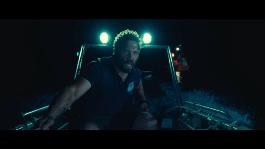 A screenshot from Australian horror movie Dangerous Animals (2025)