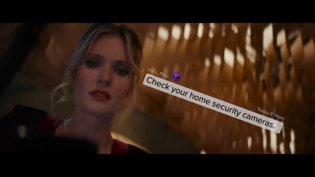 A screenshot from horror thriller movie Drop (2025)