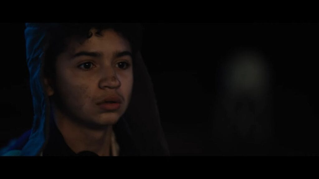 A screenshot from Tubi horror movie Please Don't Feed The Children (2025)