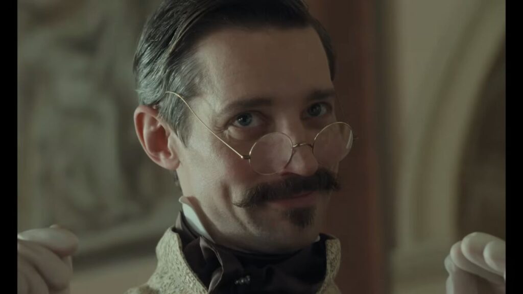 A screenshot from Norwegian body-horror movie The Ugly Stepsister (2025)