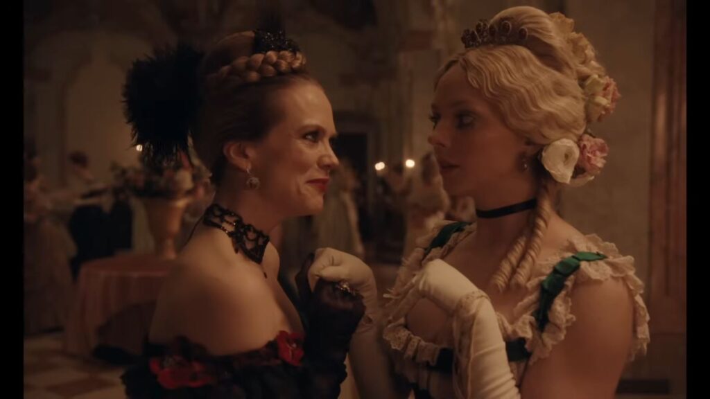 A screenshot from Norwegian body-horror movie The Ugly Stepsister (2025)