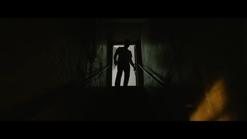 A screenshot from science fiction horror movie Descendent (2025)