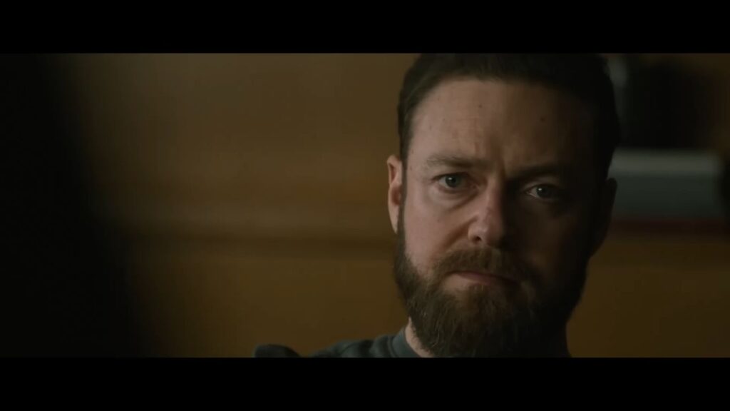 A screenshot from science fiction horror movie Descendent (2025)